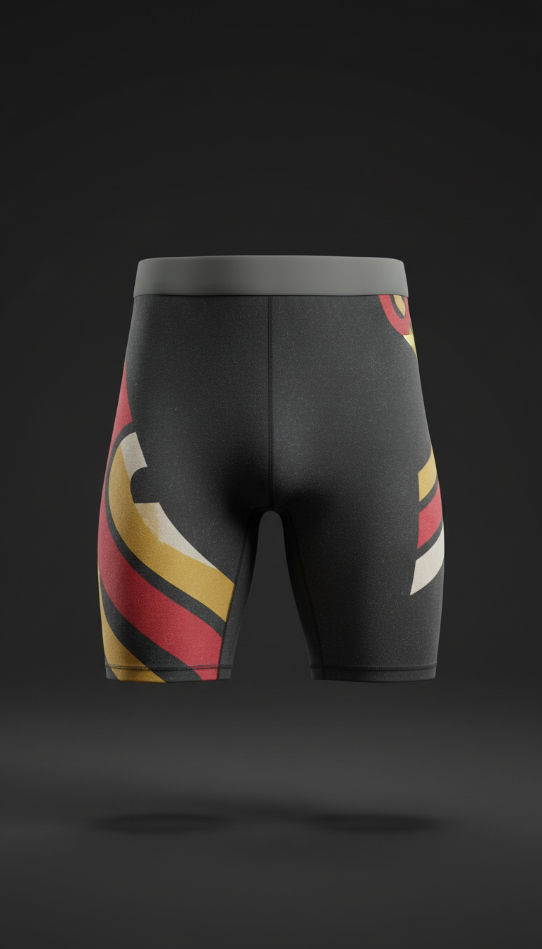Compression Training Shorts With Athletic Cut