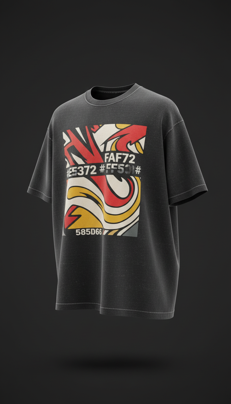 Heavyweight Graphic Tee With Reinforced Seams